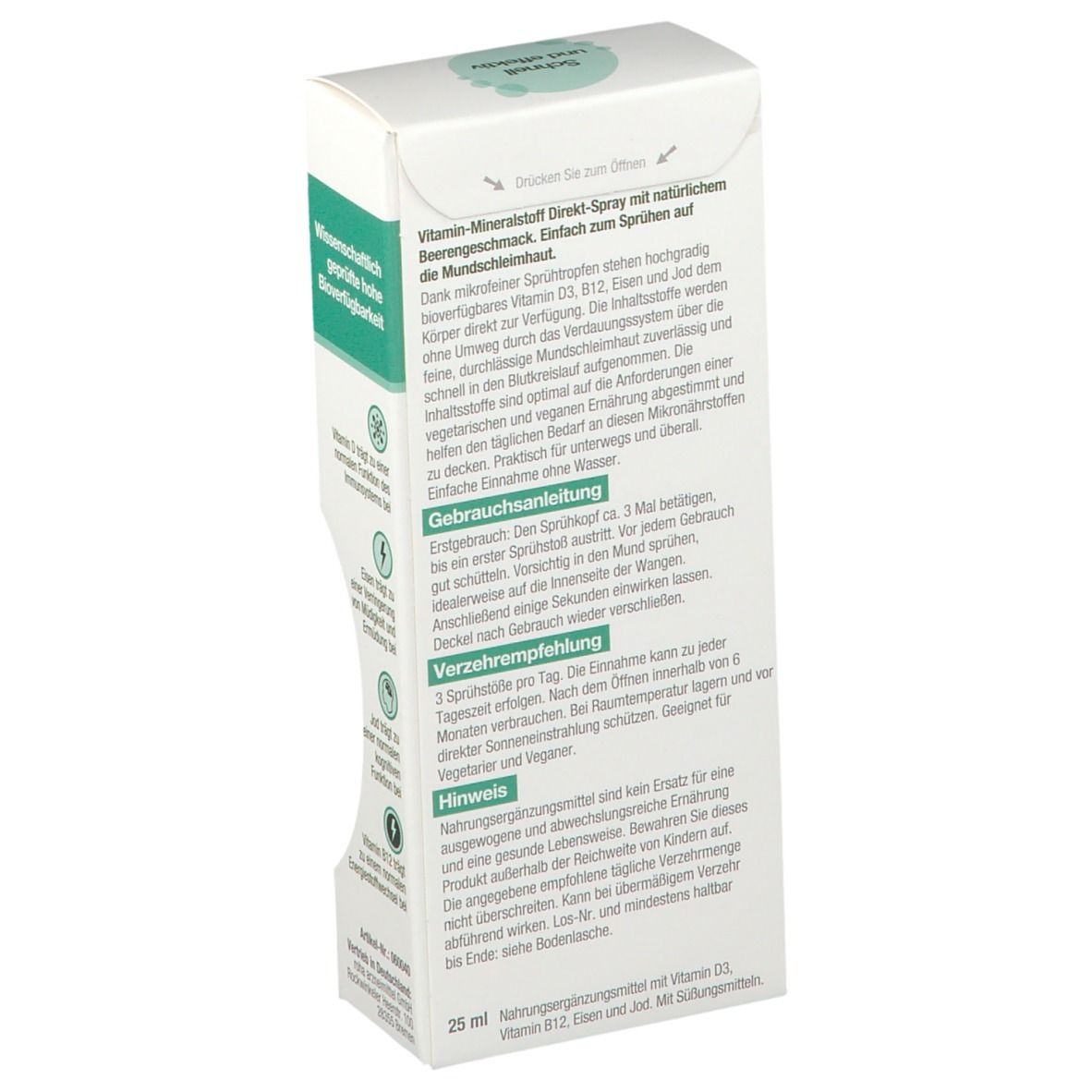 BetterYou® Vegan Health Direct Spray