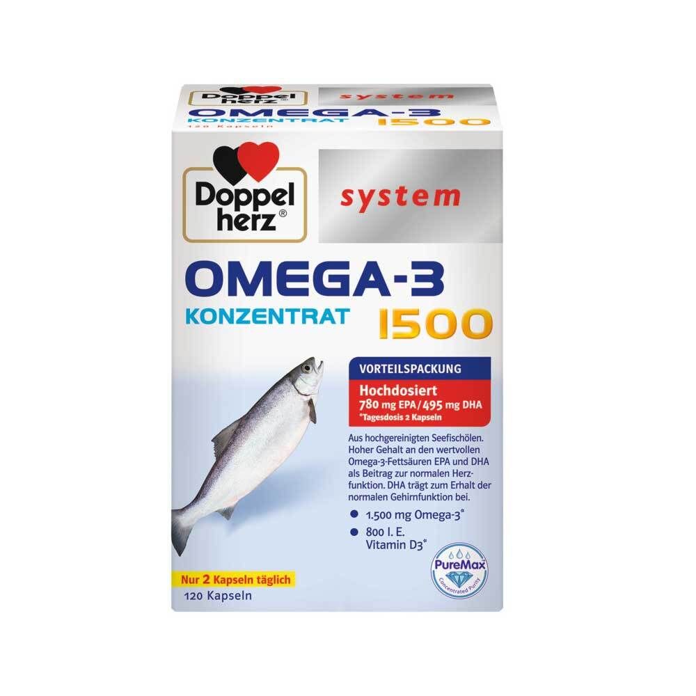 Doppelherz® system OMEGA-3 KONZENTRAT 1500 hochdosiert