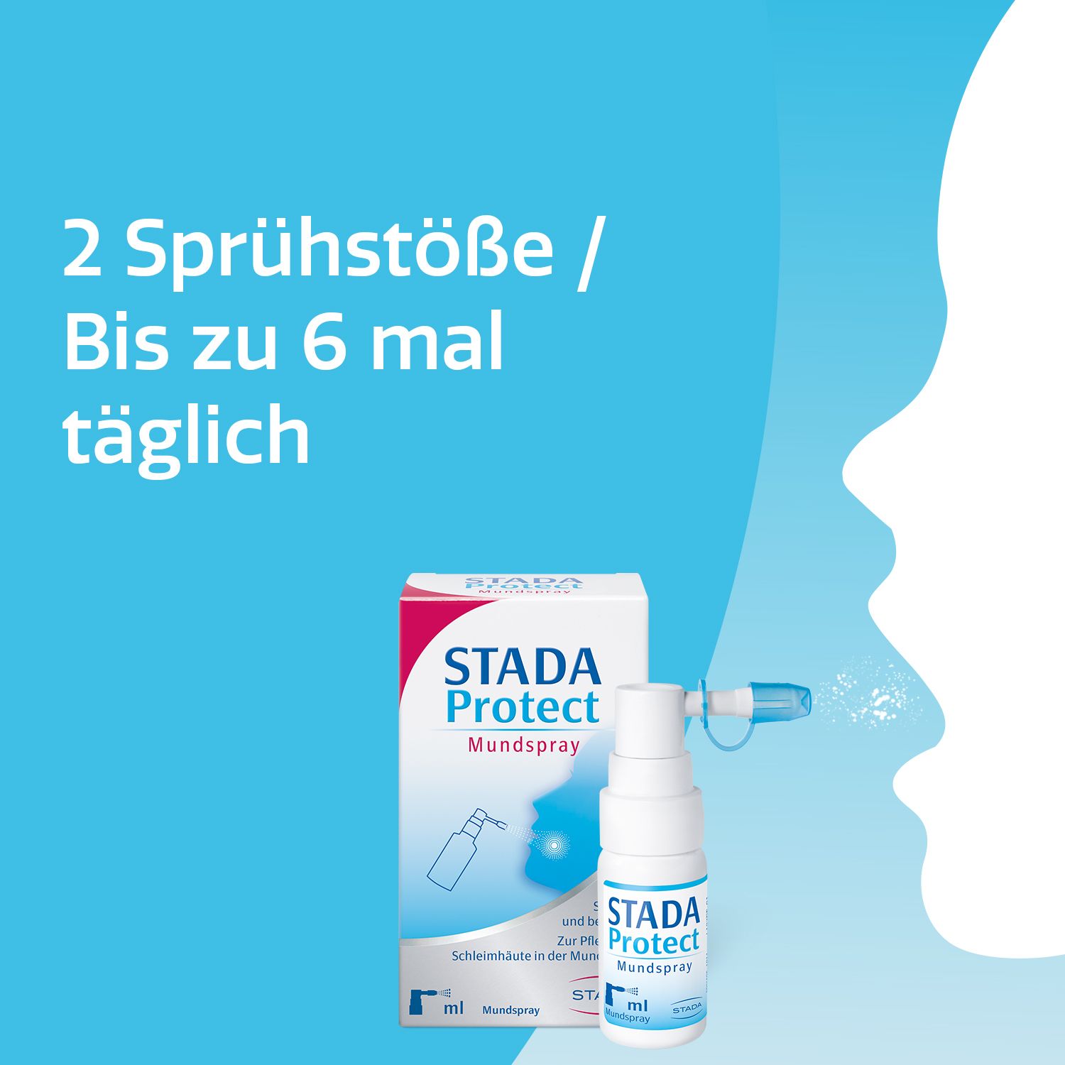 STADA Protect Mundspray für den Schutz und die beruhigende Pflege der Mundschleimhäute