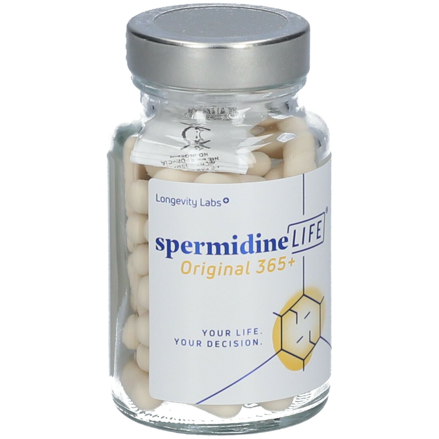 SpermidineLIFE Original 365+ Kapseln zur Unterstützung der körpereigenen Zellerneuerung, 60 St. Kapseln