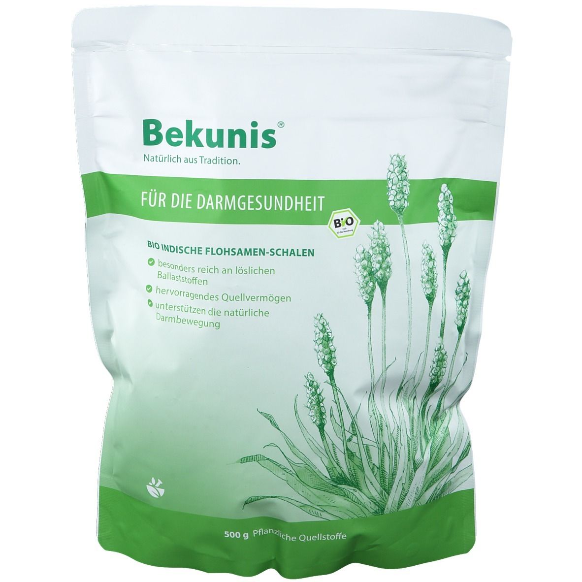 Bekunis® Peaux de graines de puces indiennes