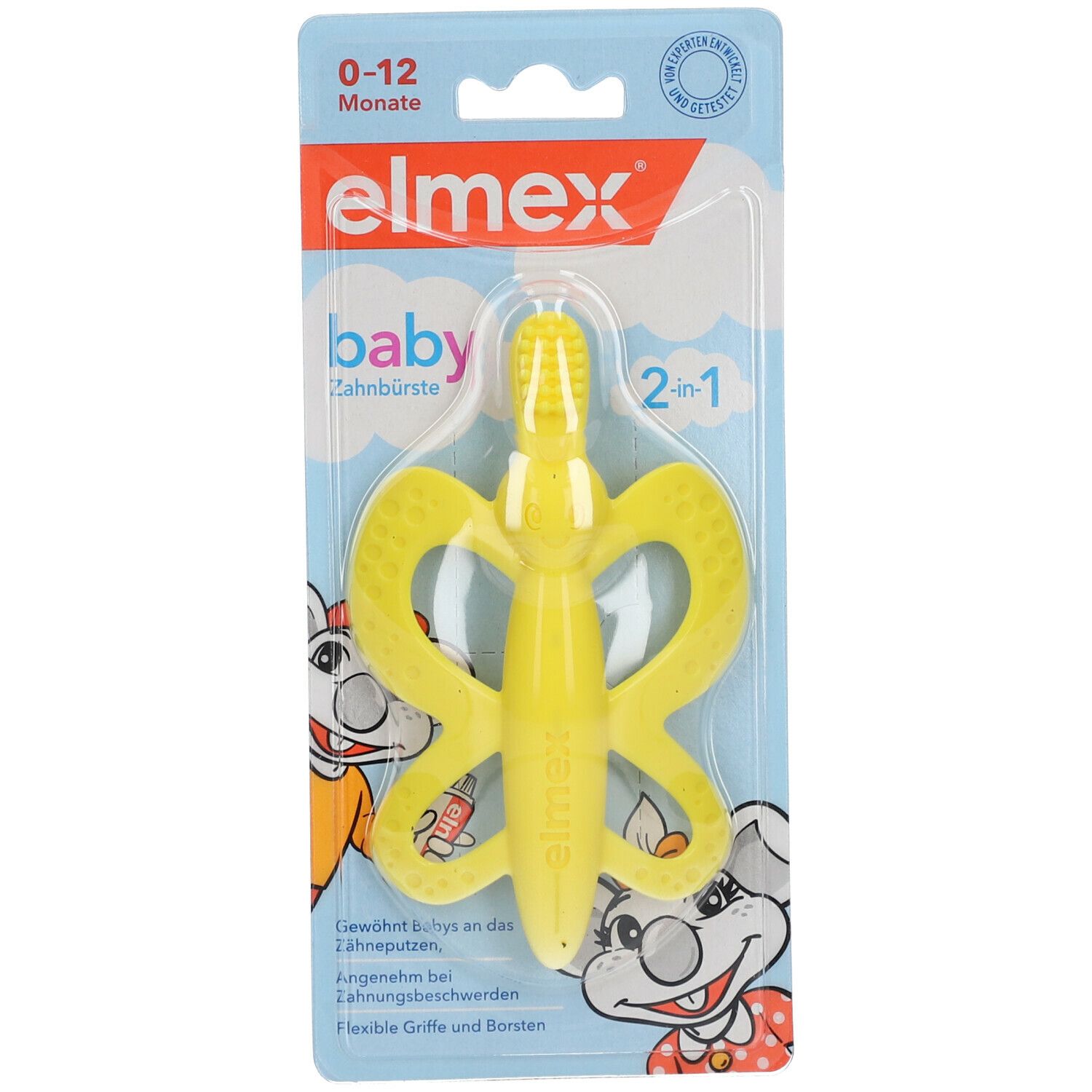 elmex® baby brosse à dents 2 en 1