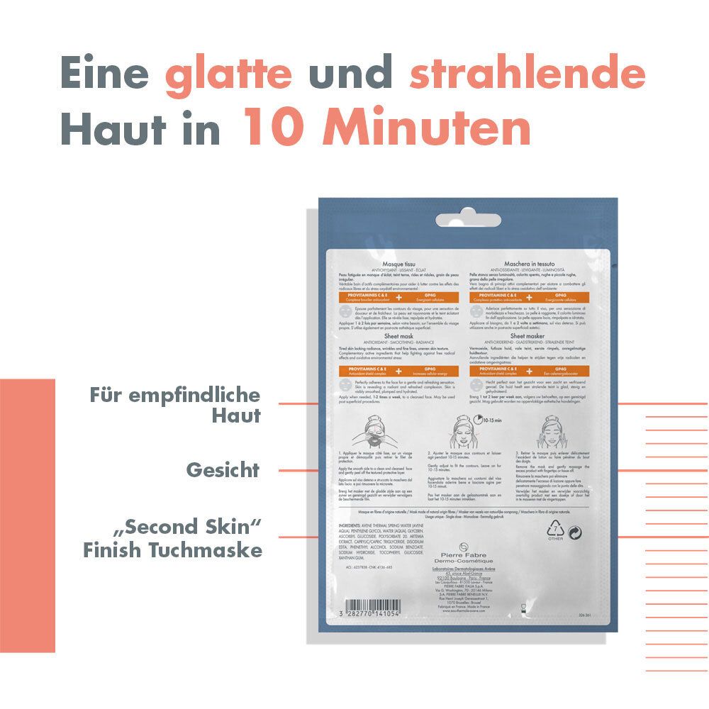 Avène A-Oxitive Masque en tissu