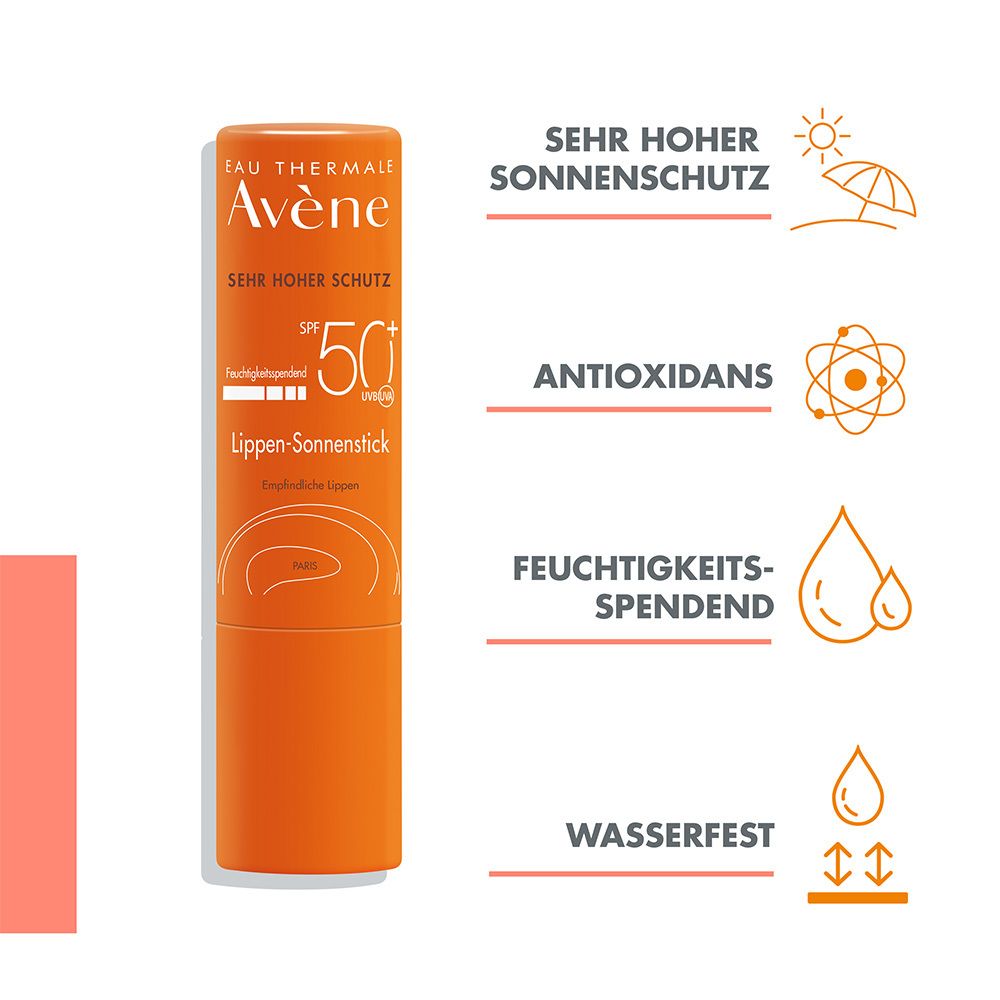 Eau Thermale Avéne stick solaire pour les lèvres SPF 50+