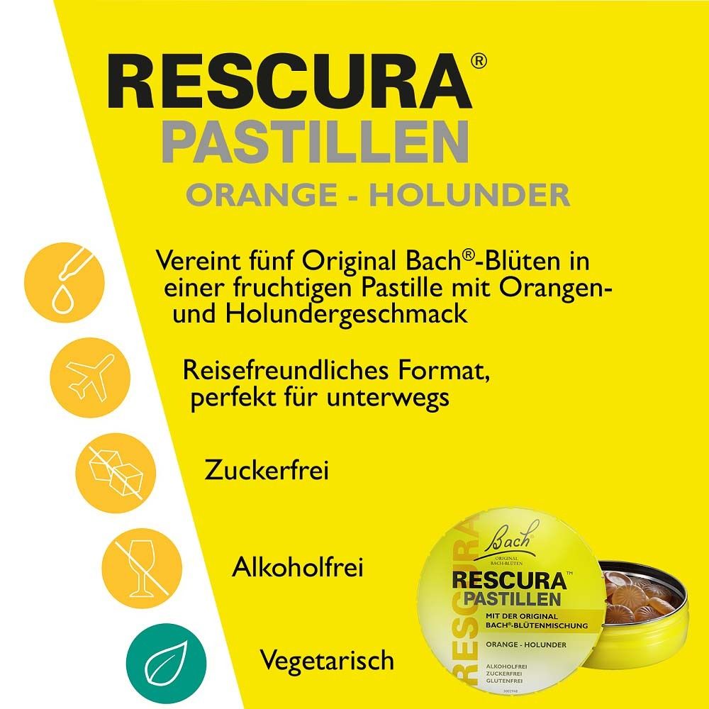 Bach Original RESCURA® Pastillen Orange-Holunder