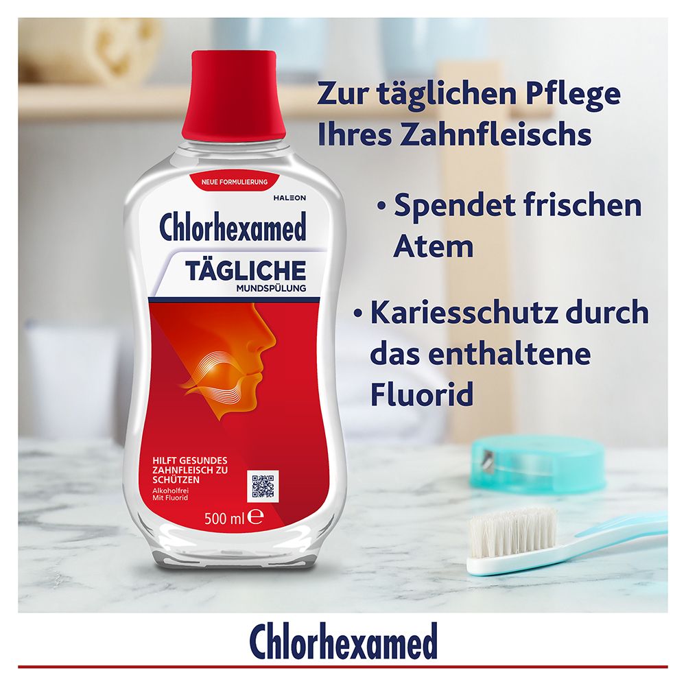 Chlorhexamed Tägliche Mundspülung mit Chlorhexidin (0,06 %)