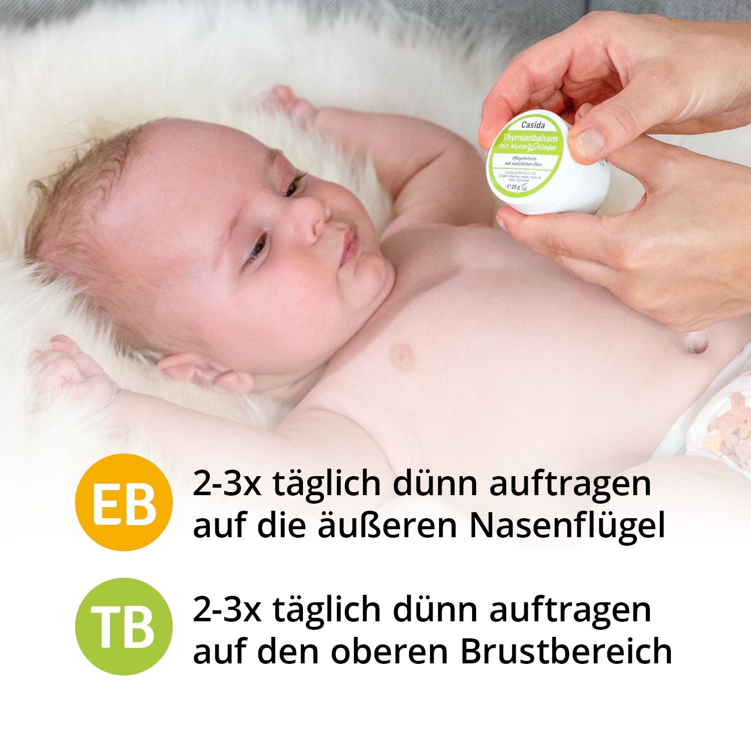 Casida® Engelwurzbalsam + Casida® Thymianbalsam mit Myrte Kinderset