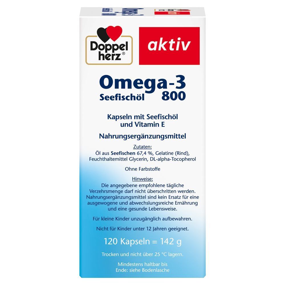 Doppelherz® aktiv Omega-3 Huile poisson 800