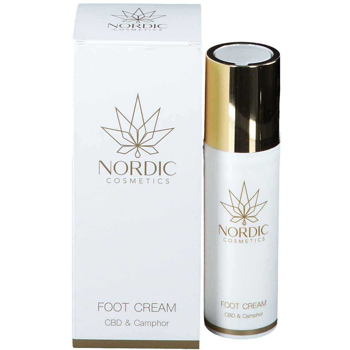 Nordic Cosmetics Fußcreme CBD + Kampfer