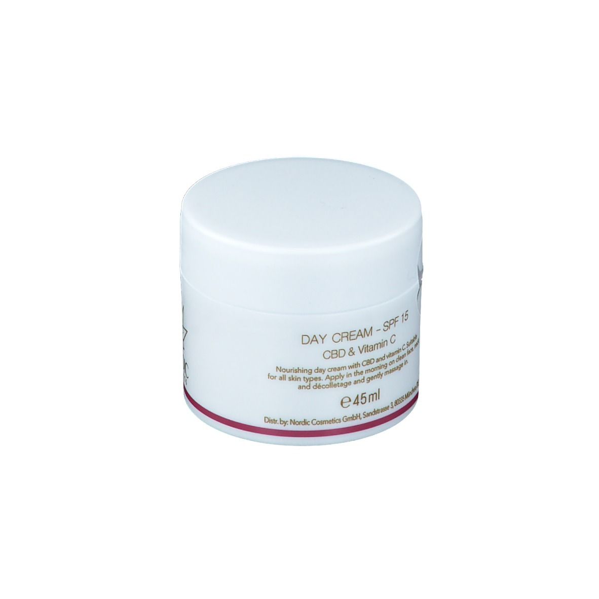 Nordic Cosmetics Tagescreme LSF 15 CBD + Vitamin C