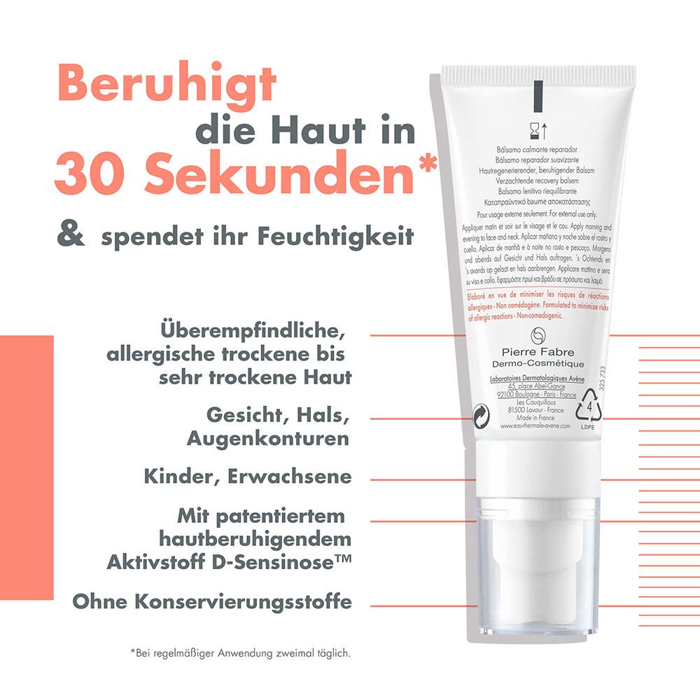 Avène Tolérance Control Balsam - beruhigt allergische und überempfindliche Haut