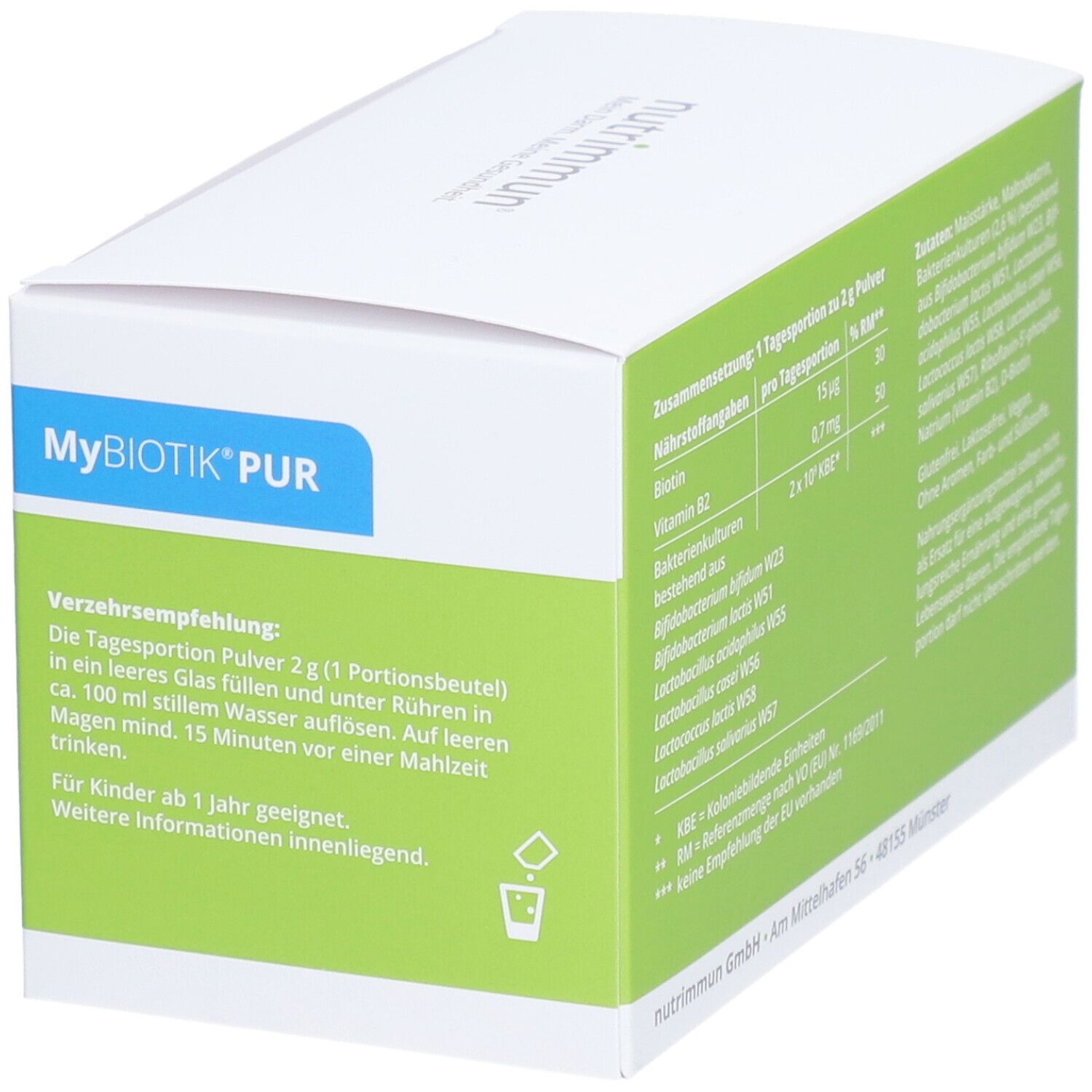 Nutrimmun® Probiotik® Pur 30x2 G - Redcare Apotheke