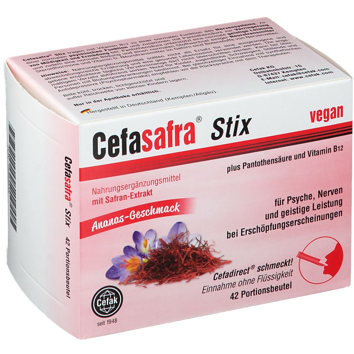 CEFASAFRA® Stix