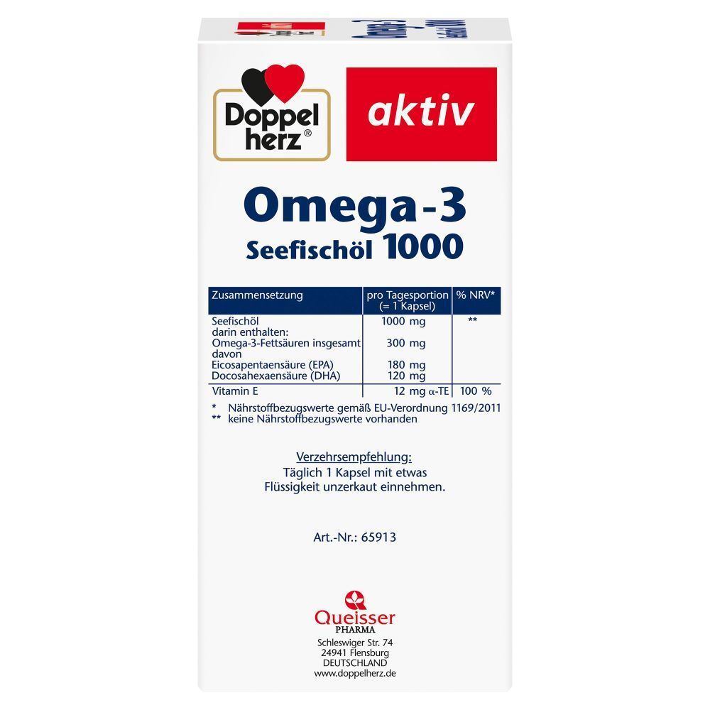 Doppelherz Omega-3 Seefischöl 1000