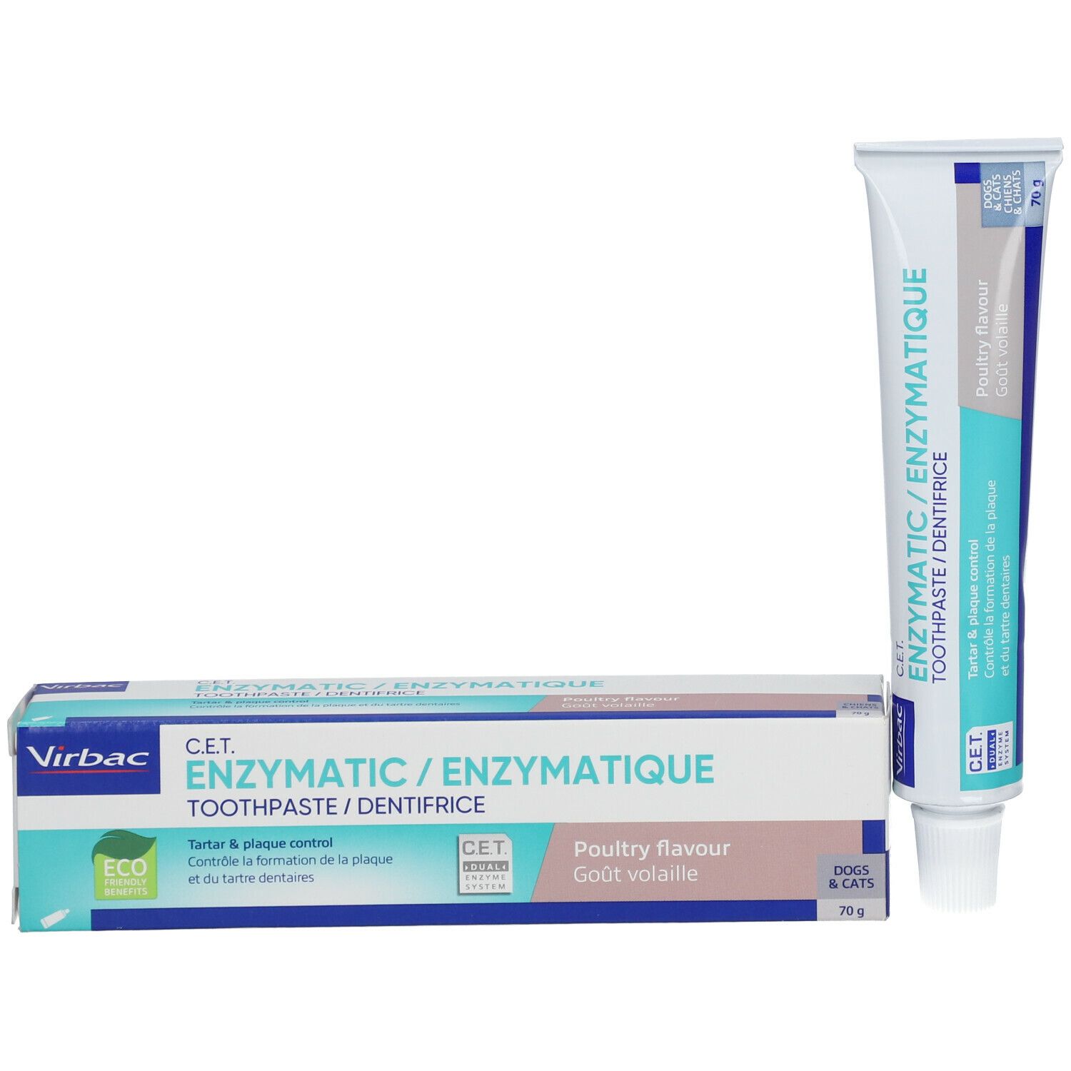 VIRBAC® dentifrice enzymatique goût volaille