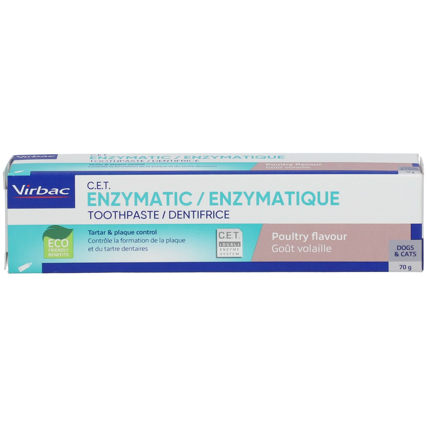 VIRBAC® dentifrice enzymatique goût volaille