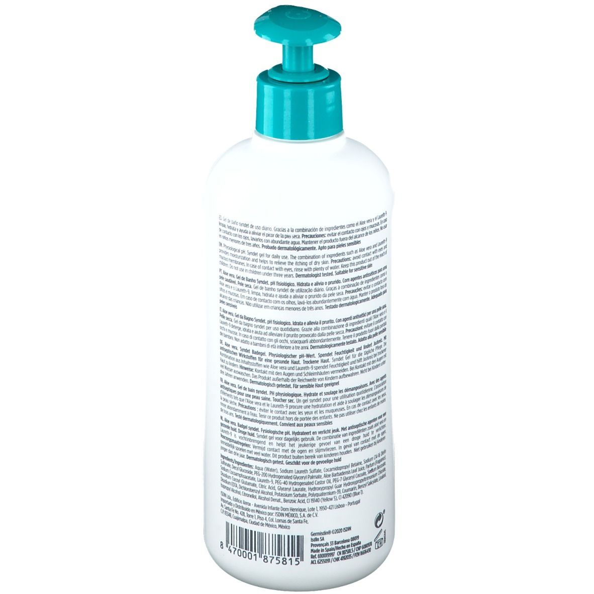 Gel de bain ISDIN Germisdin® Aloe Vera