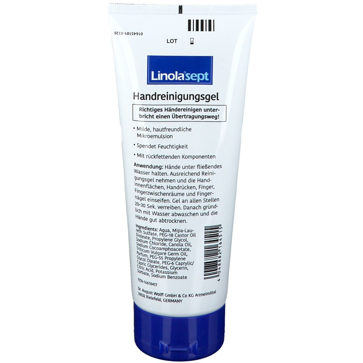 Linola® sept Nettoyage mains