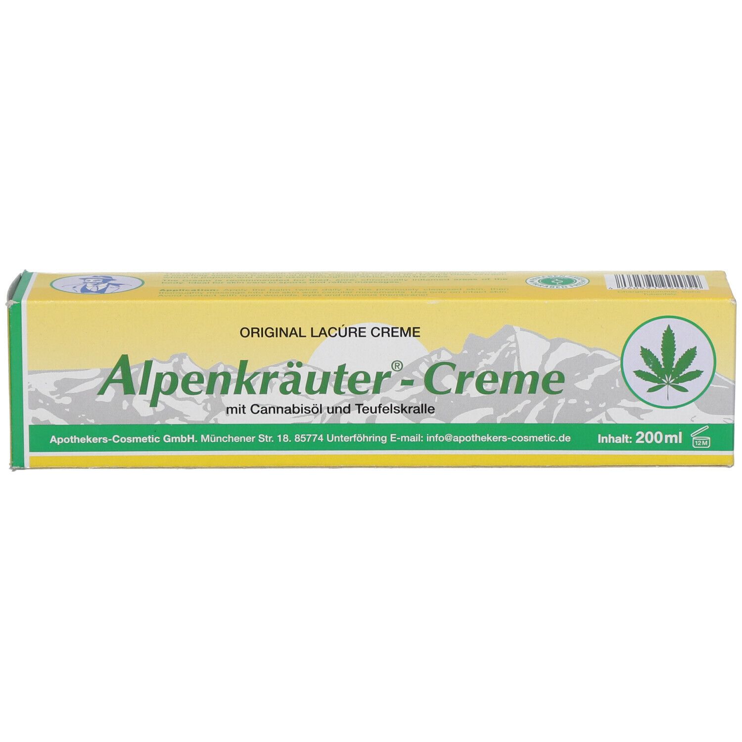 Crème aux herbes des Alpes