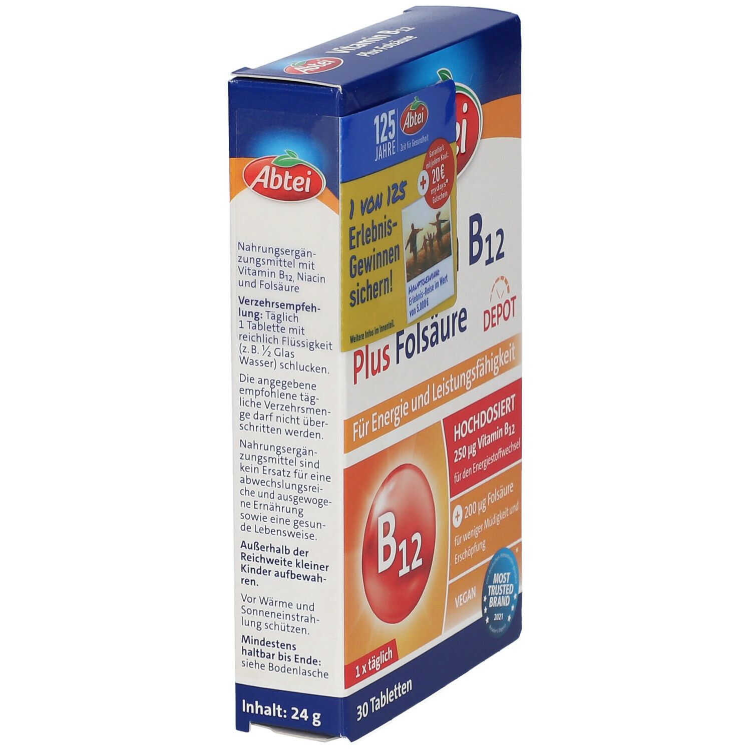 Abtei Vitamin B12 Plus