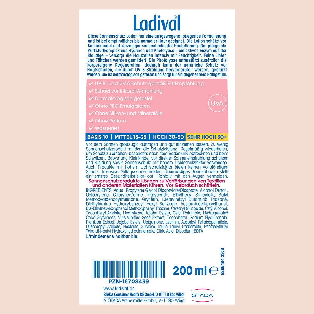 Ladival® Peau sensible Plus SPF 50+