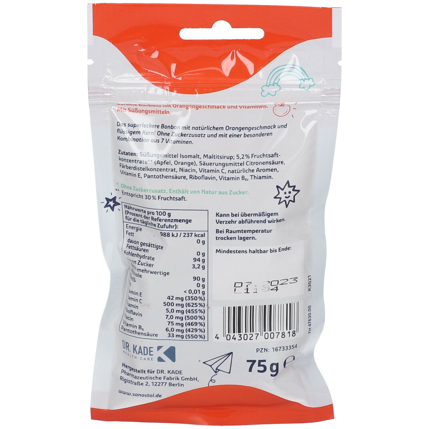 sanostol® VITAMIN-BONBONS Orange