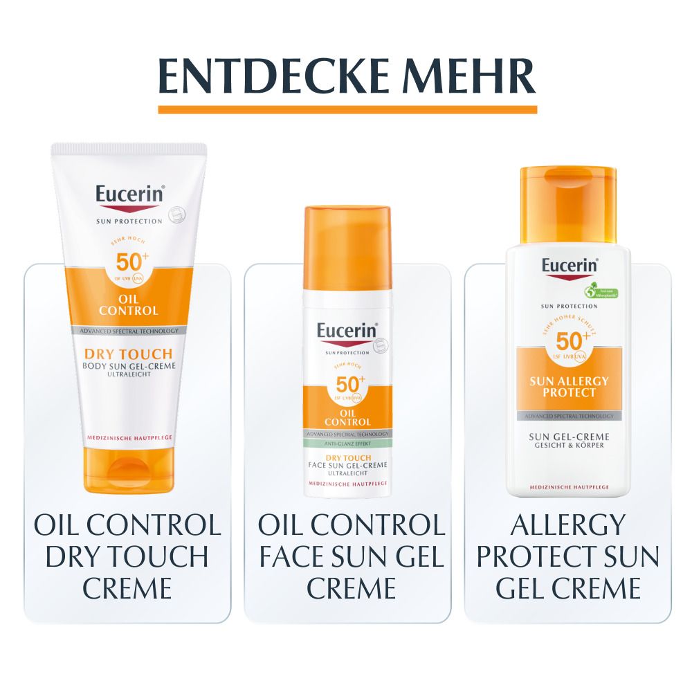 Eucerin® After Sun Sensitive Relief Gel-Creme – Ultraleichte und kühlende Apres Sun Pflege für Körper und Gesicht