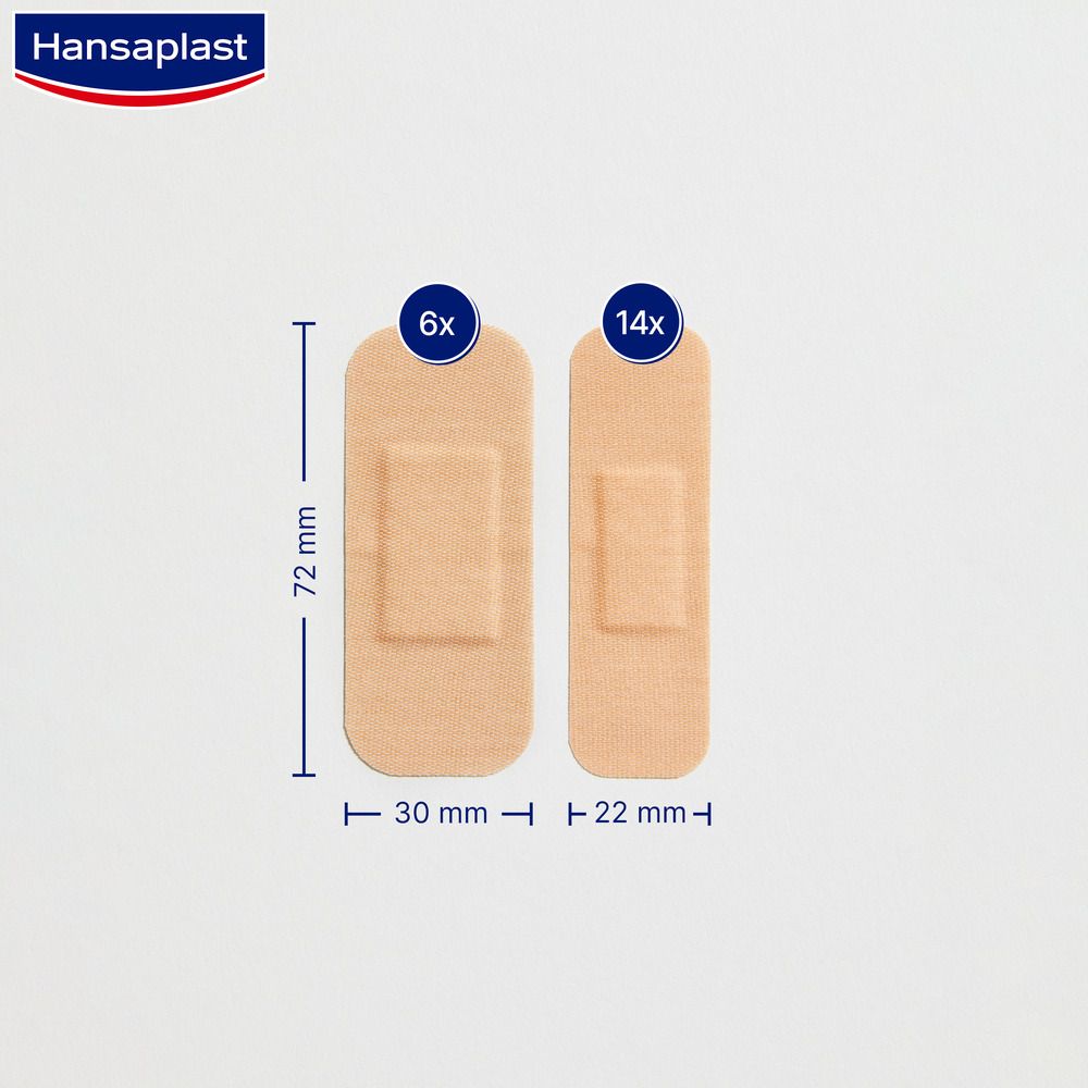 Hansaplast Elastic Strips Pansemsnts 72 mm x 22 mm