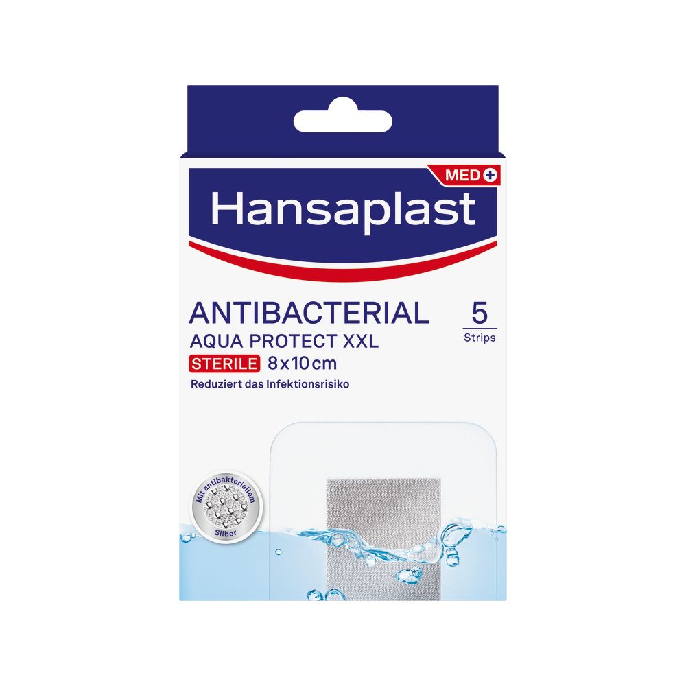 Hansaplast MED XXL Aqua Protect 8 x 10 cm
