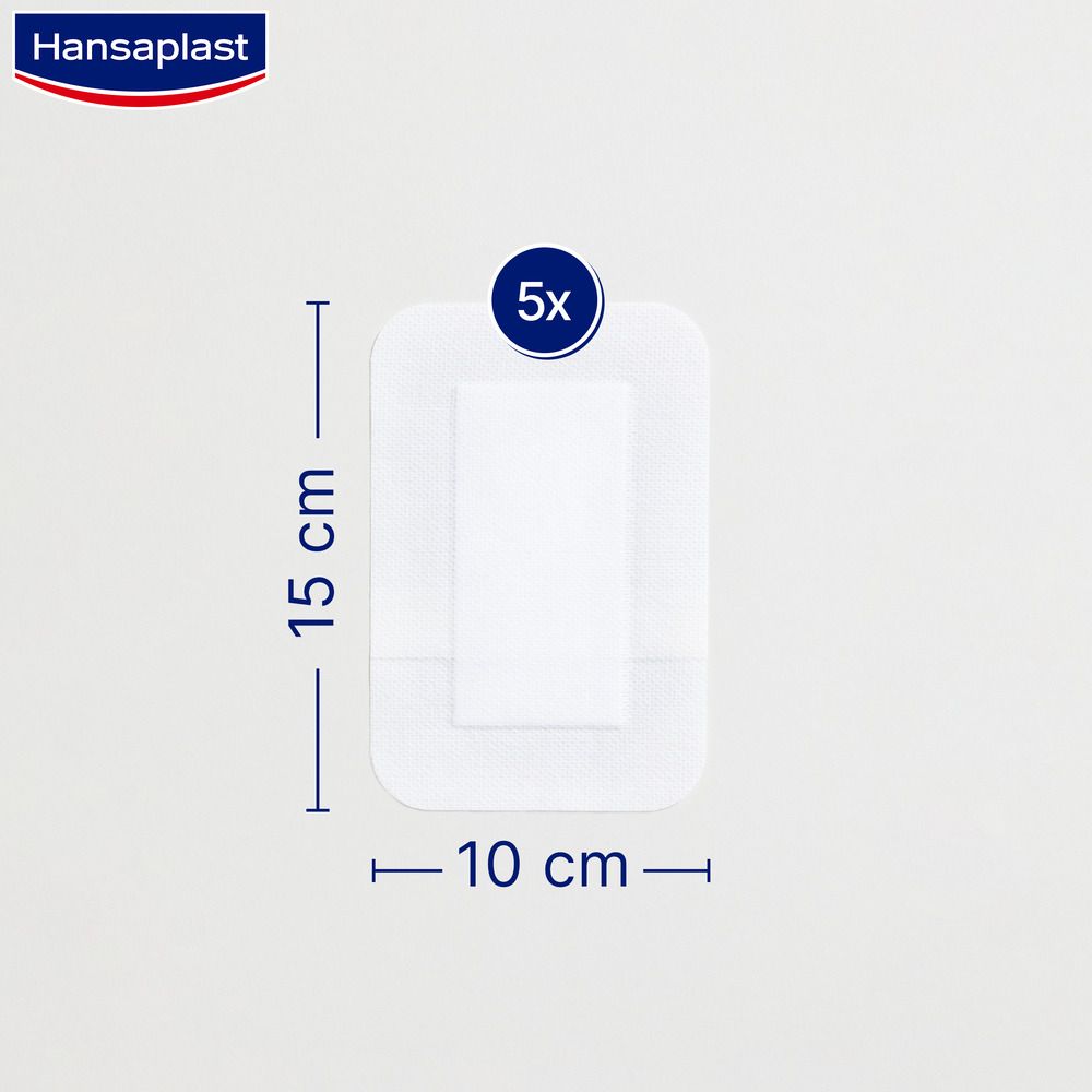 Hansaplast Sensitive 3XL, 10 cm x 15 cm