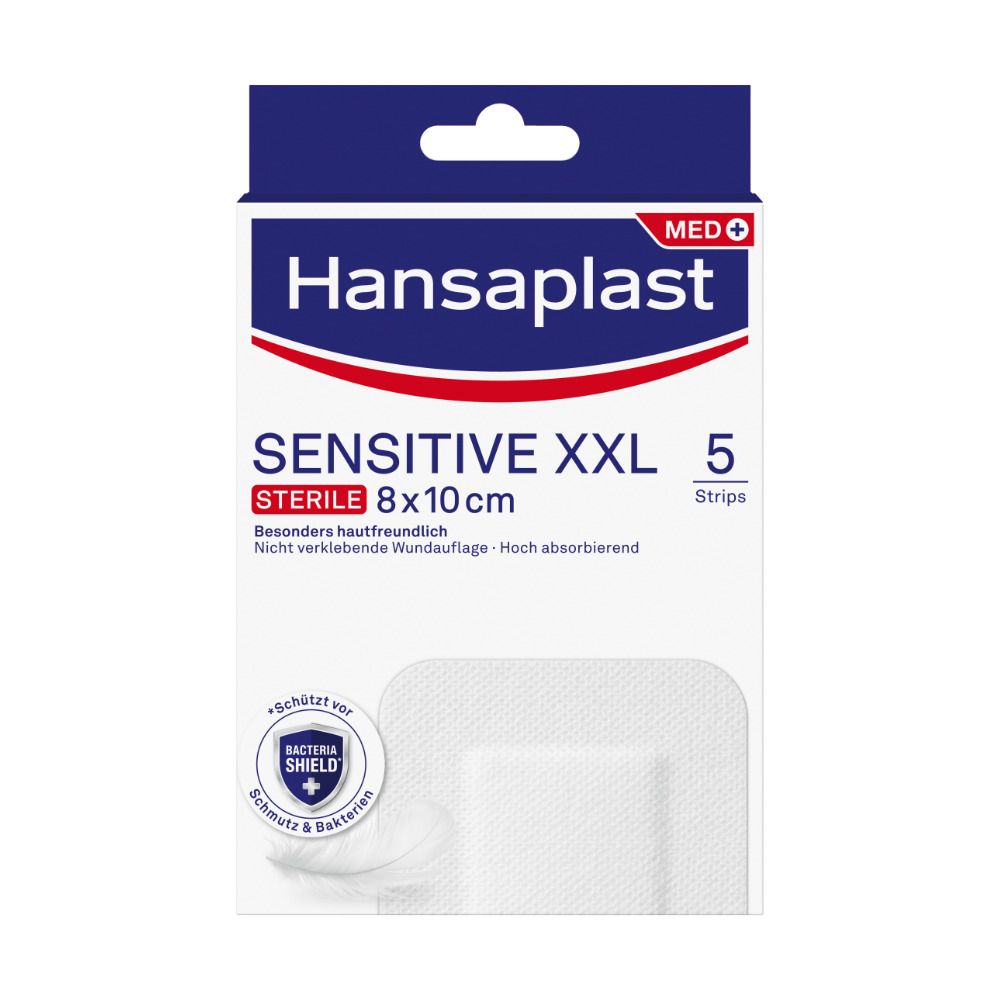 Hansaplast MED Sensitive XXL 8 x 10 cm