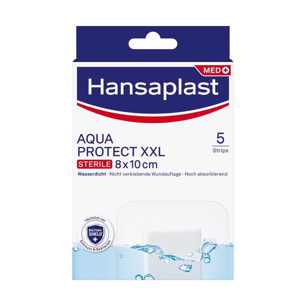 Hansaplast MED AQUA PROTECT XXL 8 x 10 cm