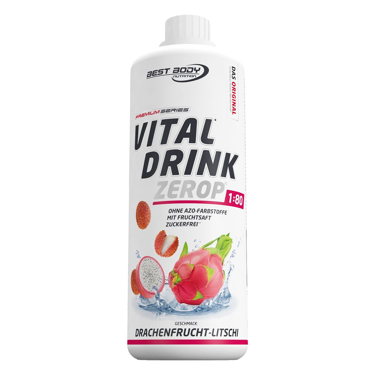 BEST BODY NUTRITION BOISSON VITALE ZEROP® FRUIT DU DRAGON-LITCHI