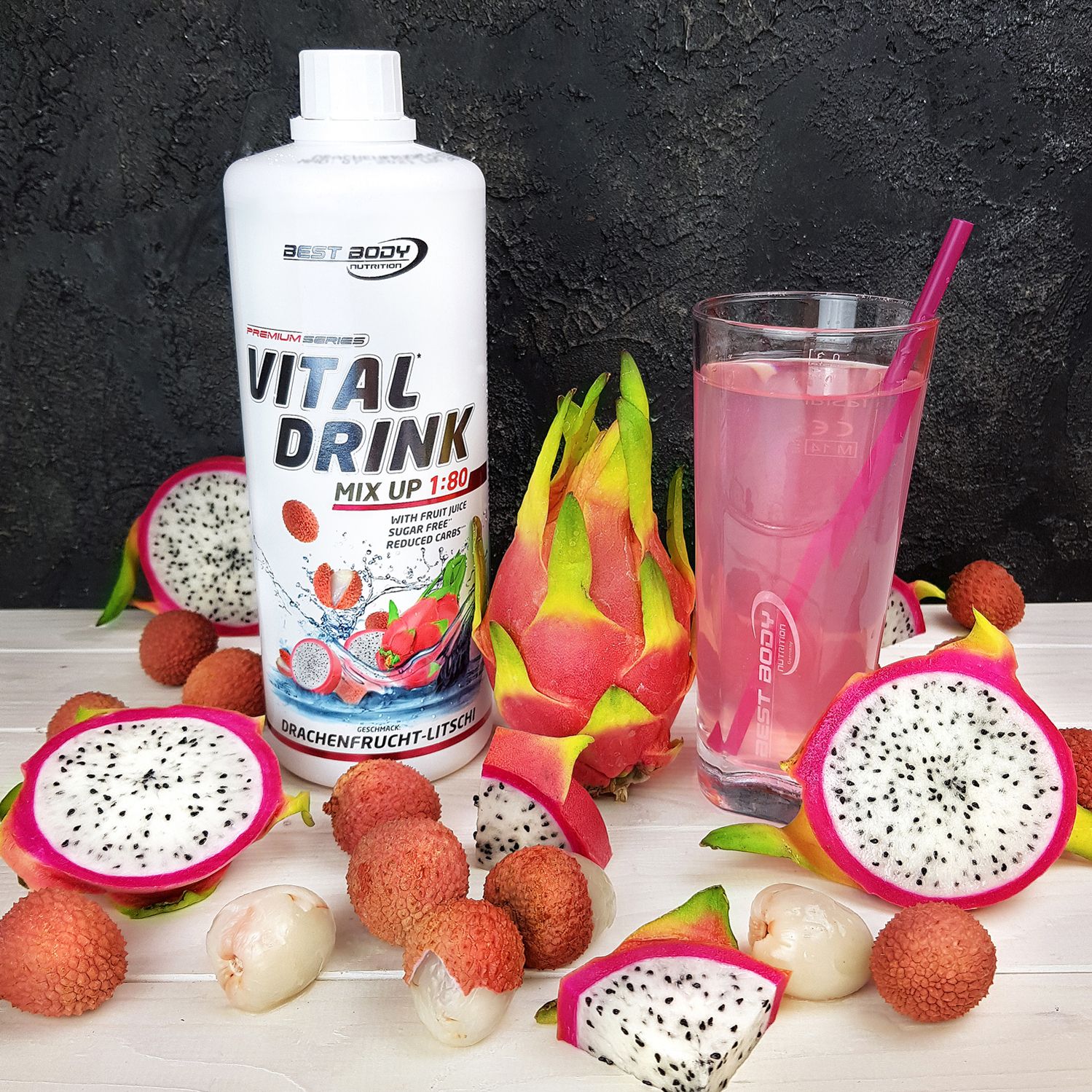 BEST BODY NUTRITION BOISSON VITALE ZEROP® FRUIT DU DRAGON-LITCHI
