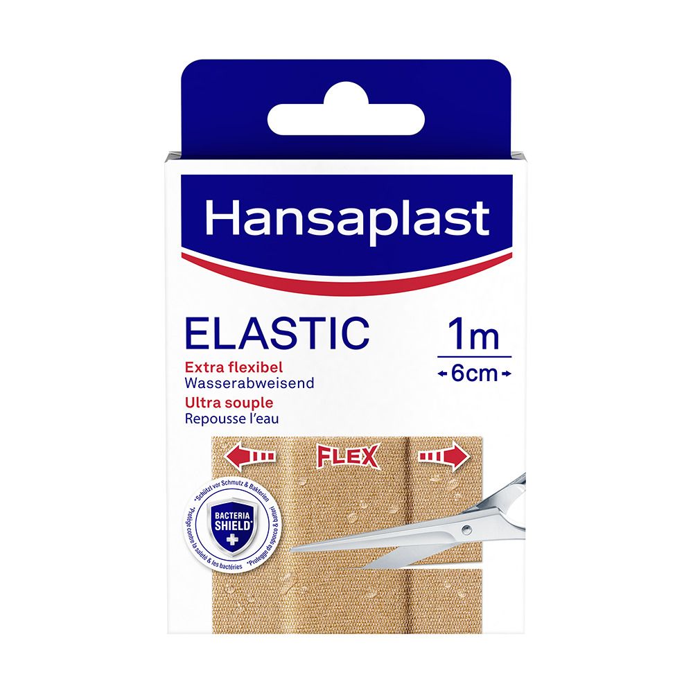 Hansaplast Elastic Pansement 1 m x 6 cm