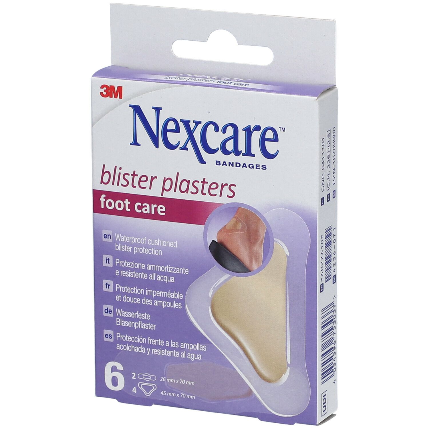 Nexcare™ blister plasters foot care