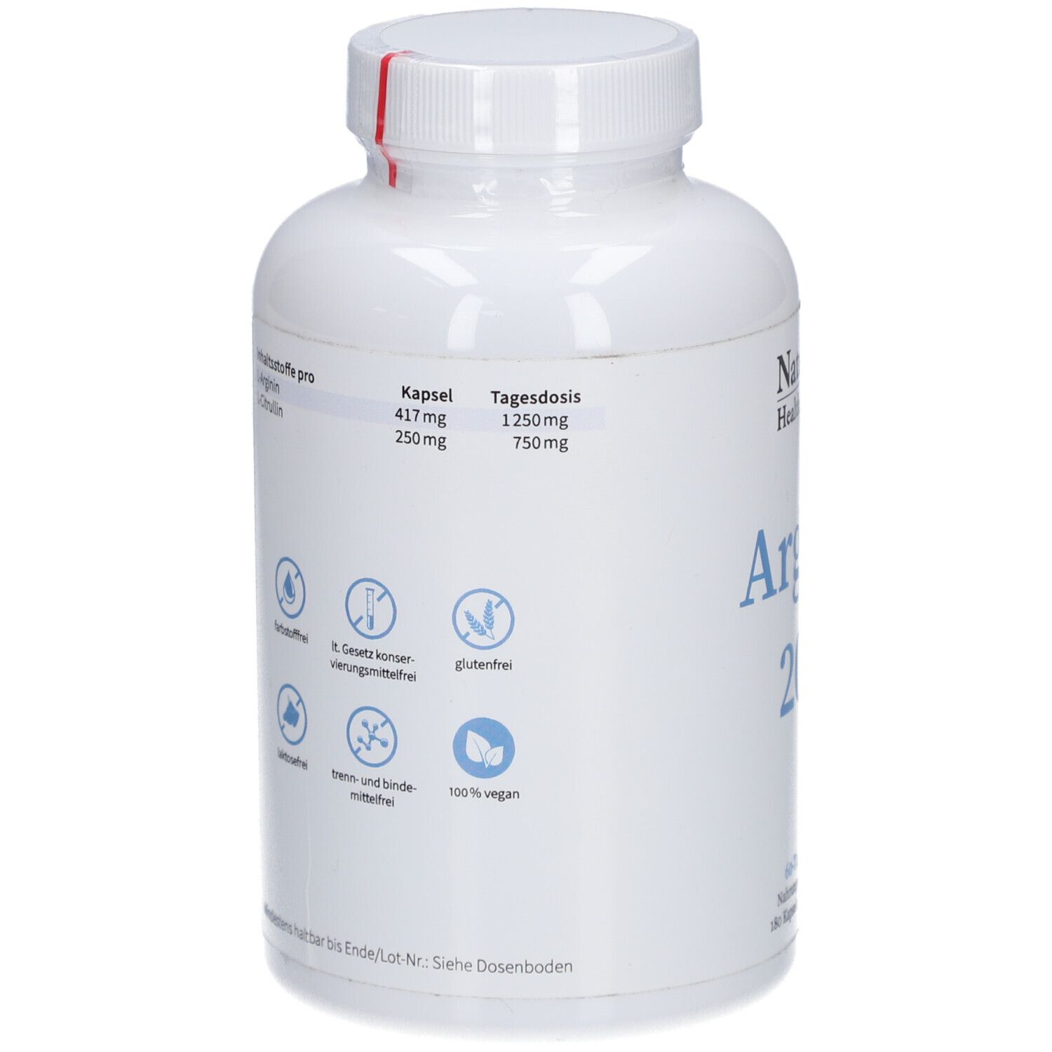 NatuGena Arginine 2000 - Arginine & Citrulline hautement dosées