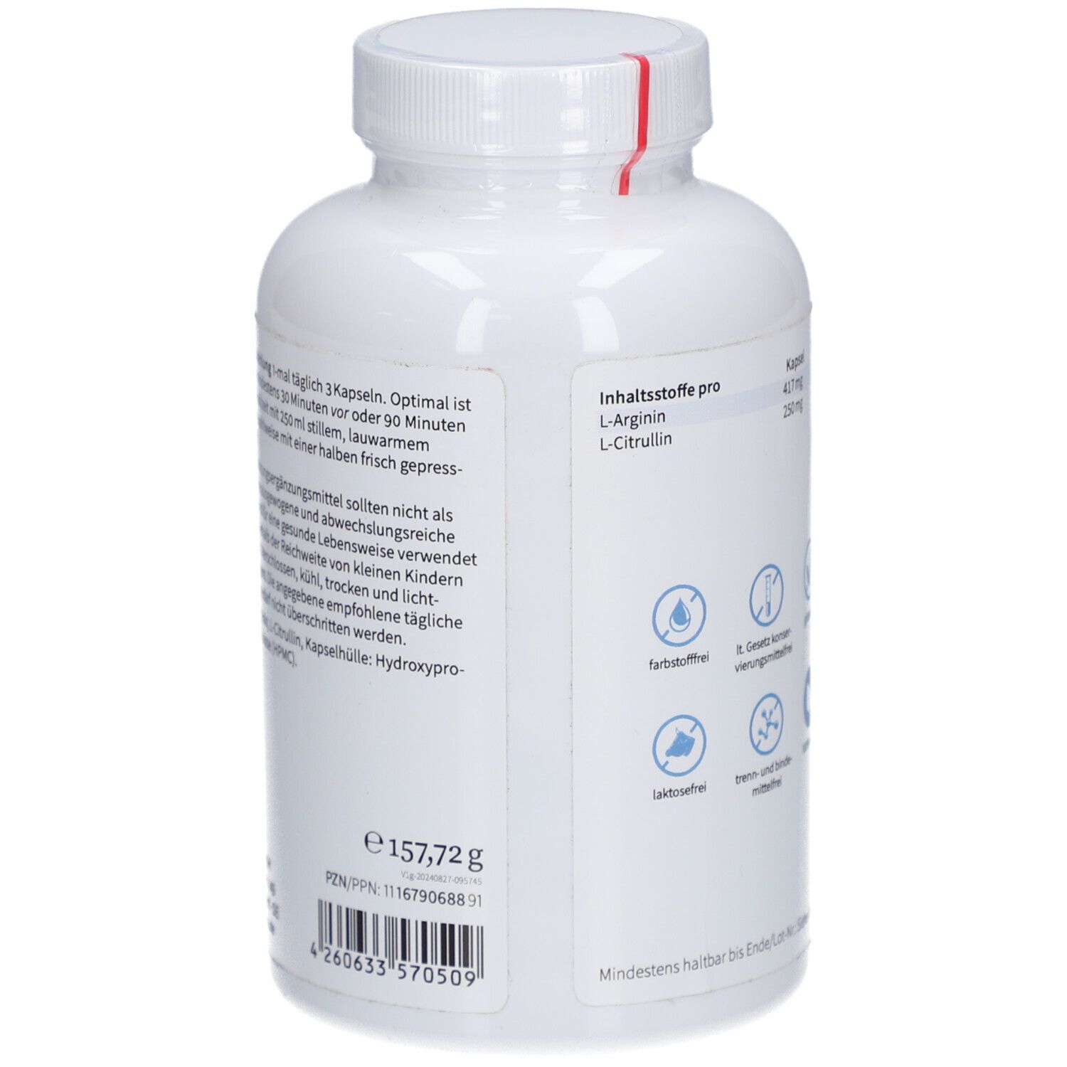 NatuGena Arginine 2000 - Arginine & Citrulline hautement dosées