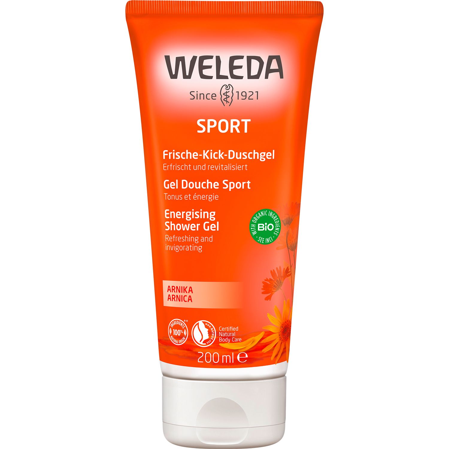 SPORT Gel douche pied fraîcheur Arnica