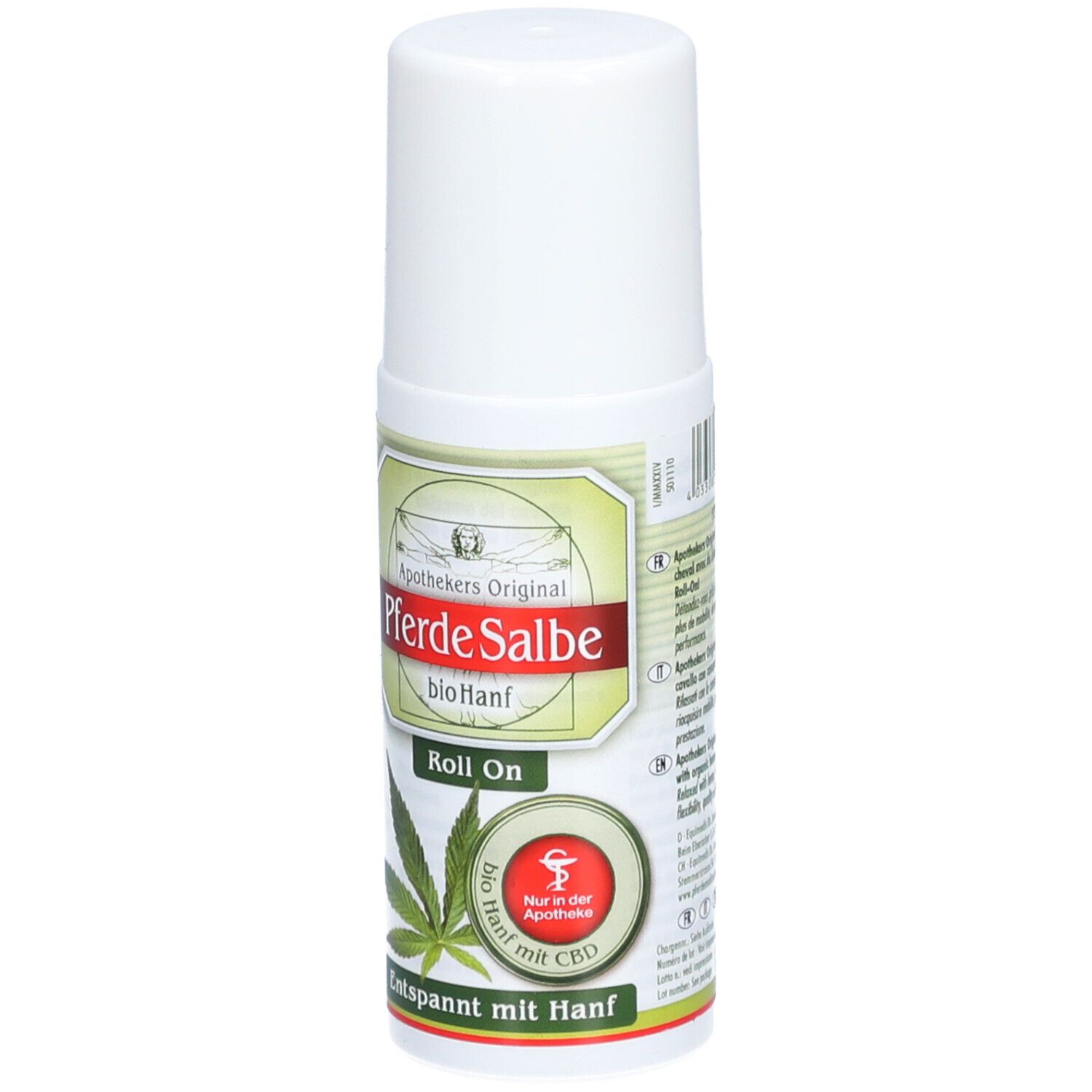 Apothekers Original Pferde Salbe bio Hanf Roll-on