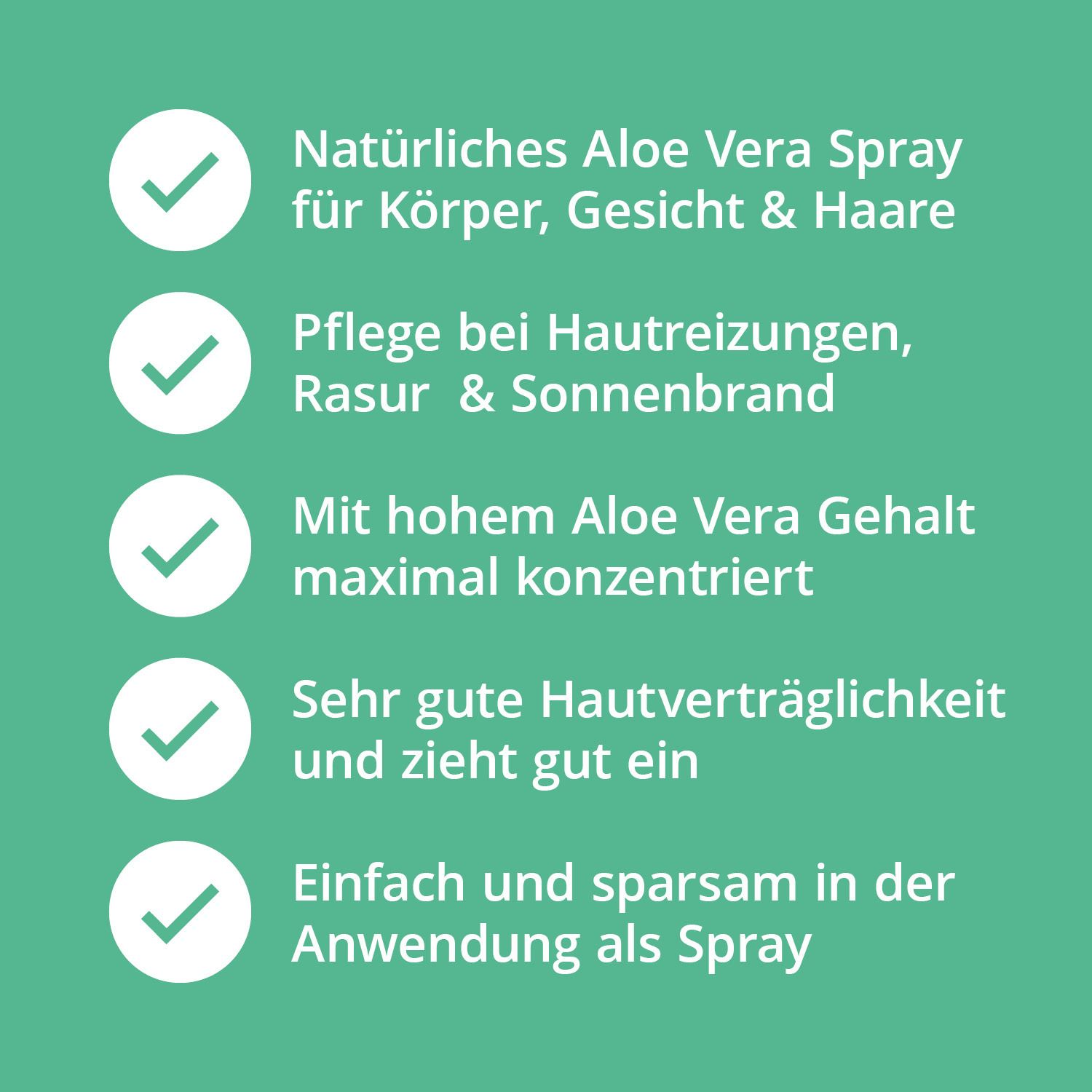 Casida® Aloe Vera Spray Haut & Haare