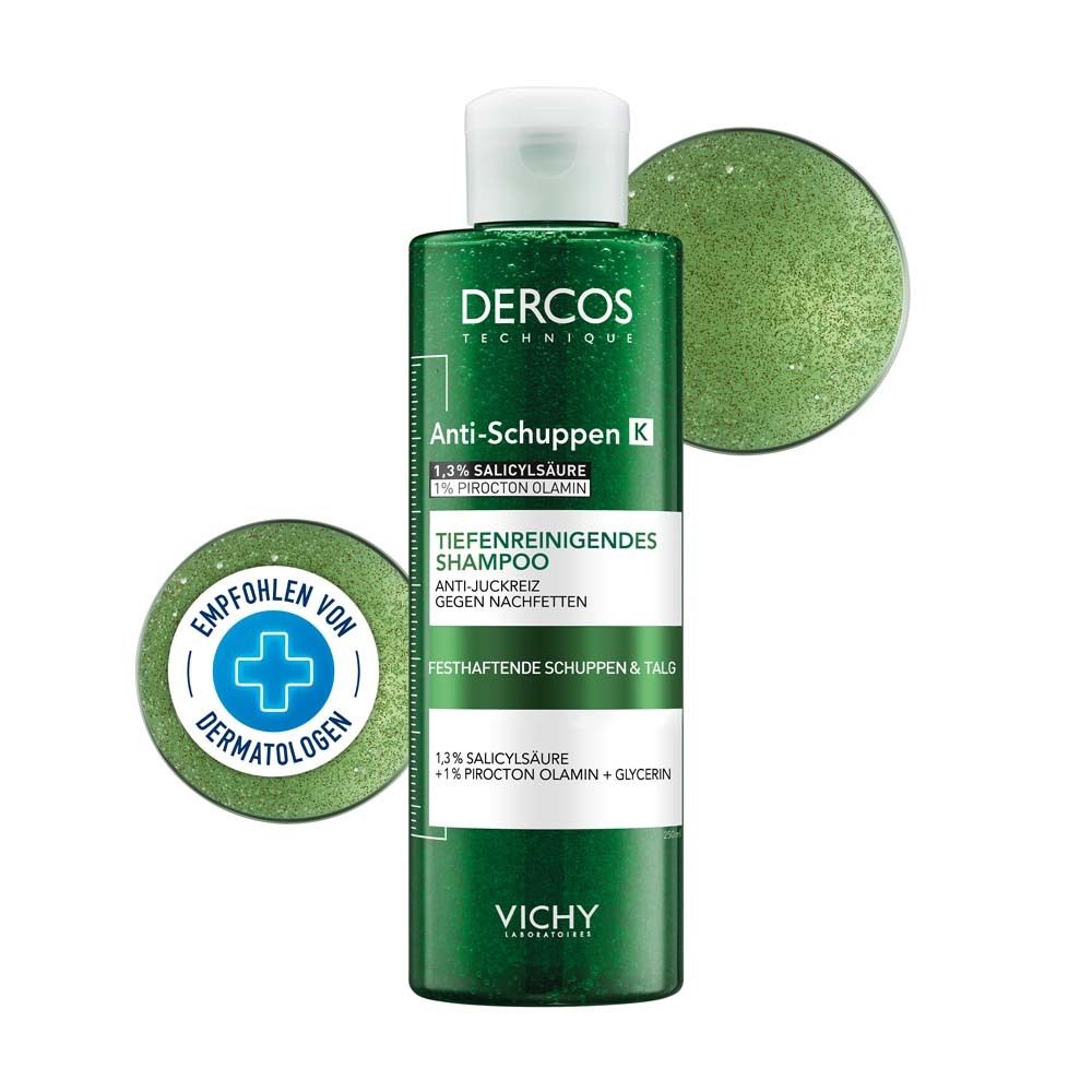 VICHY DERCOS Shampooing antipelliculaire K nettoyant en profondeur