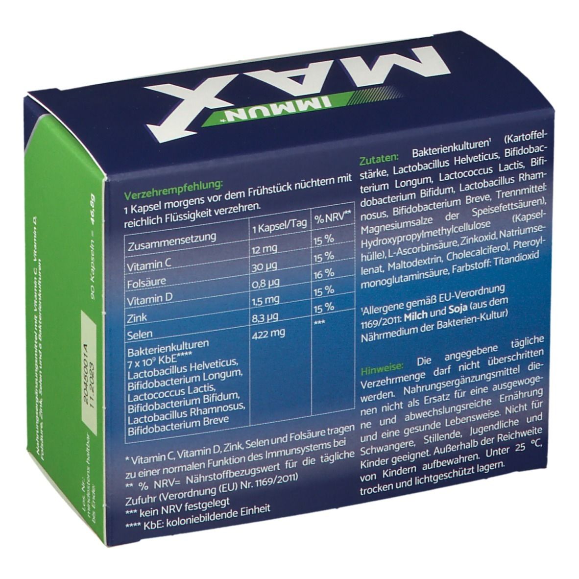 IMMUN®MAX ACTIVE+COMPLEX