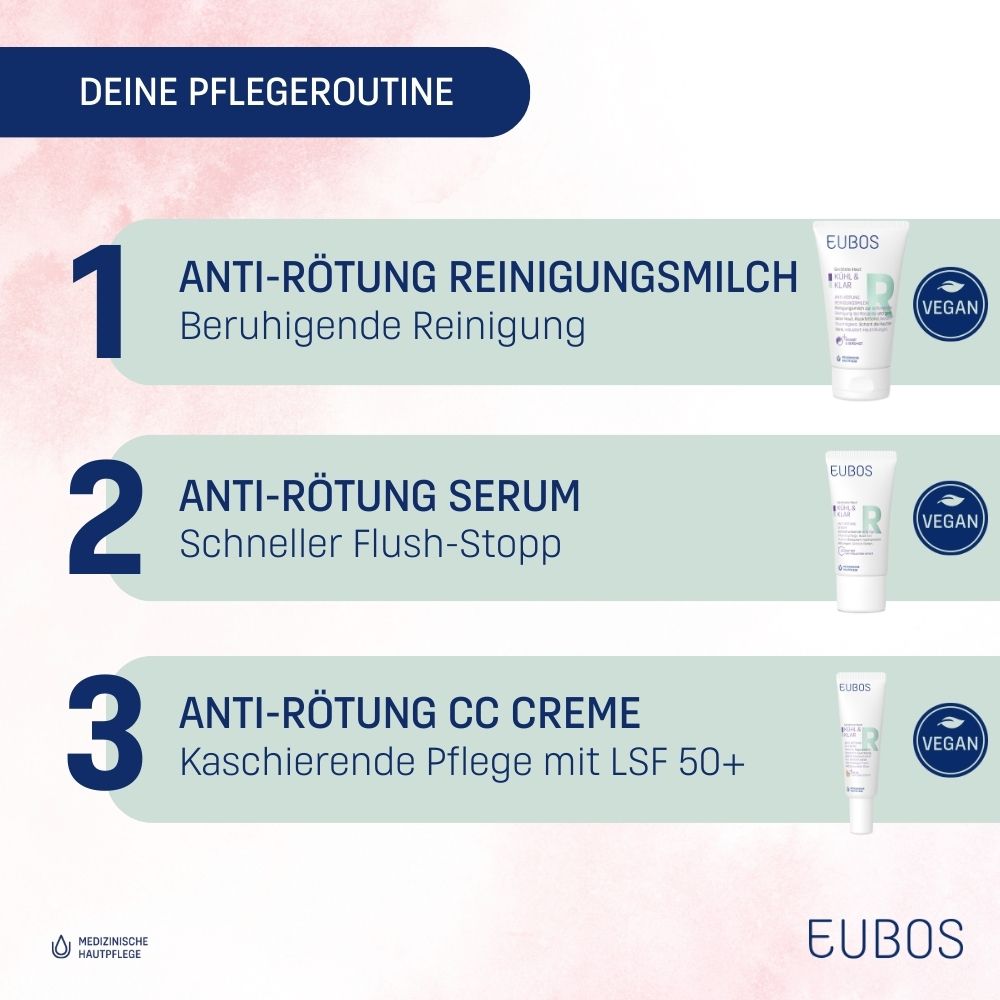 EUBOS KÜHL & KLAR ANTI-RÖTUNG CC Creme LSF 50