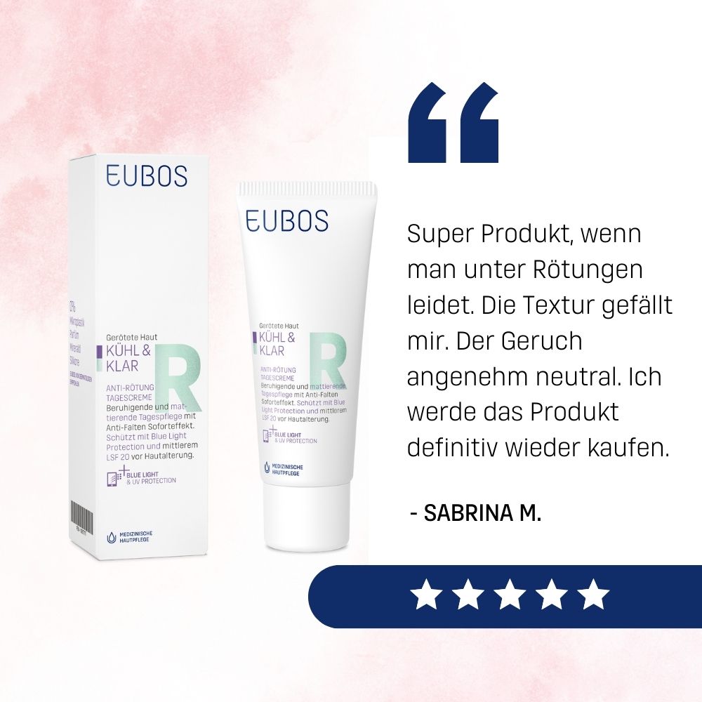 EUBOS KÜHL & KLAR ANTI-ROUGEURS Creme jours SPF 20