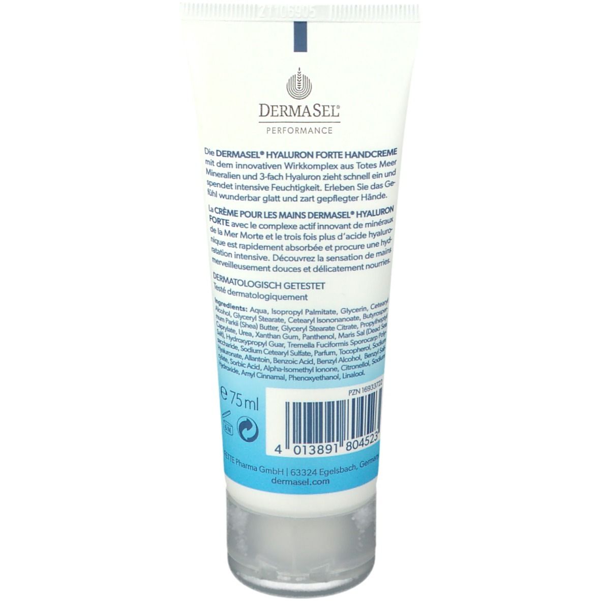 DERMASEL Hyaluron Forte Crème pour les mains