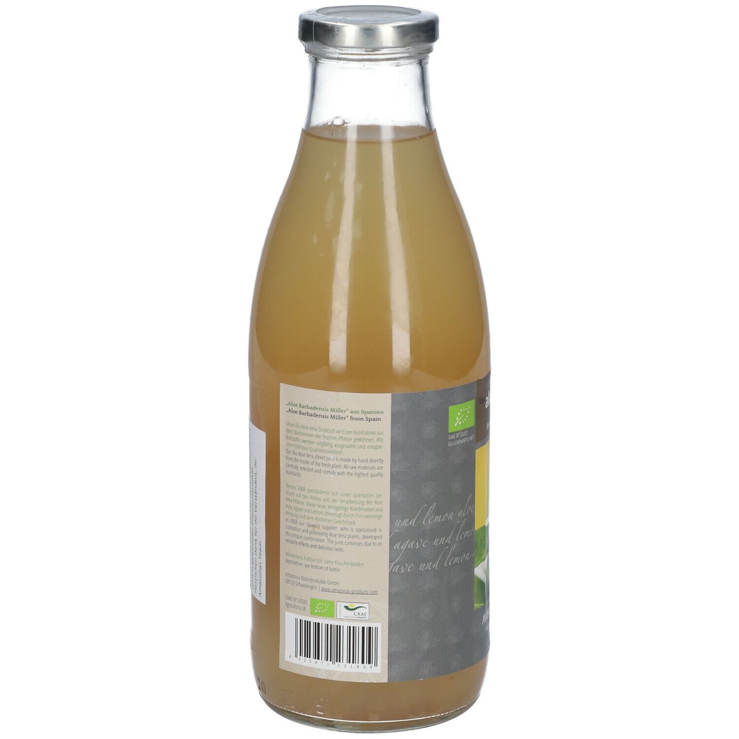 BIO Aloe Vera Saft Lemon + Agave