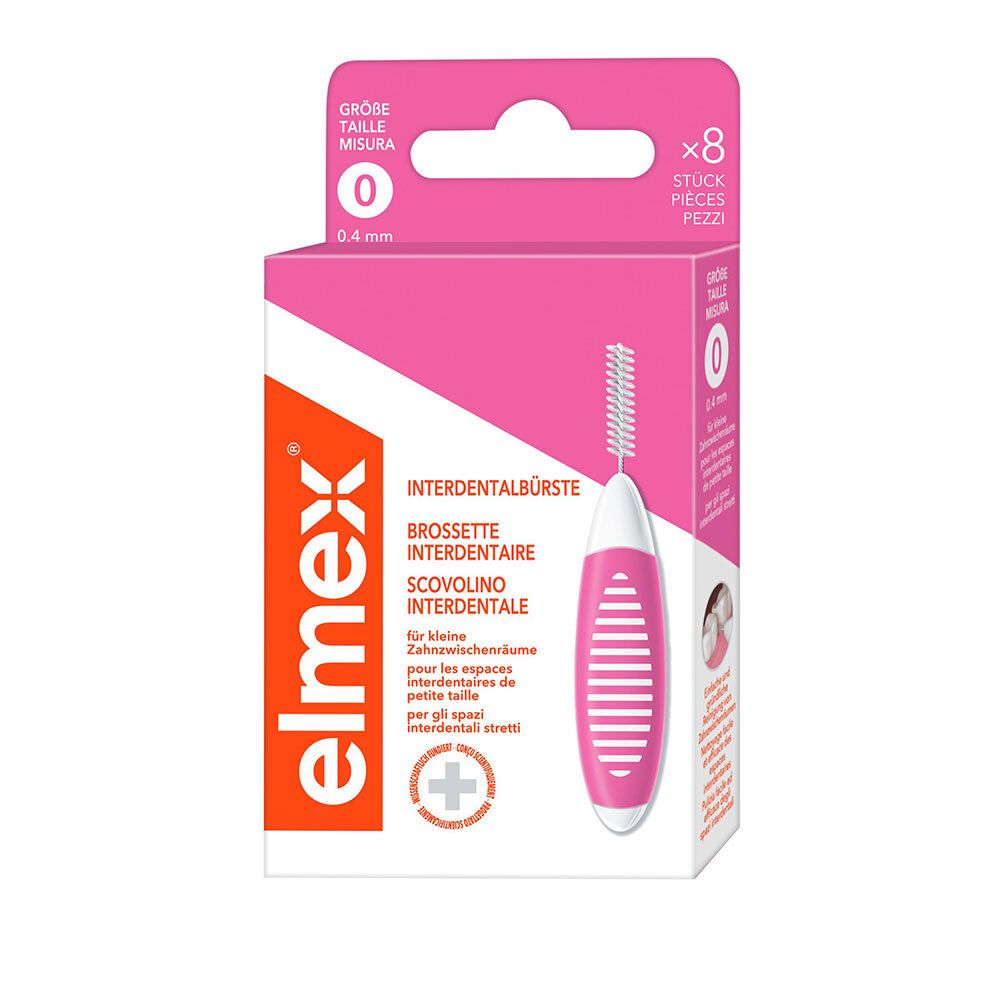 elmex® Brosses interdentaires Rose Taille 0