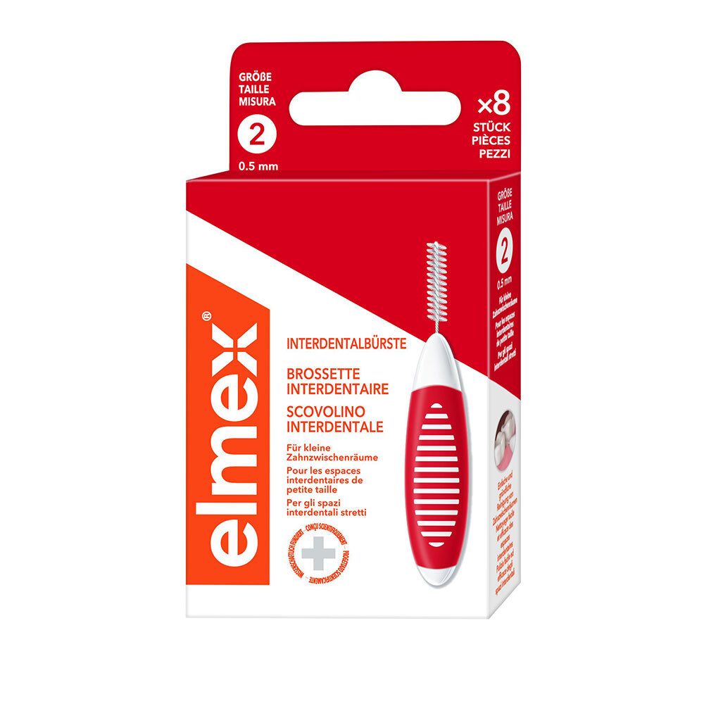 elmex® Brosses interdentaires Rouge Taille 2