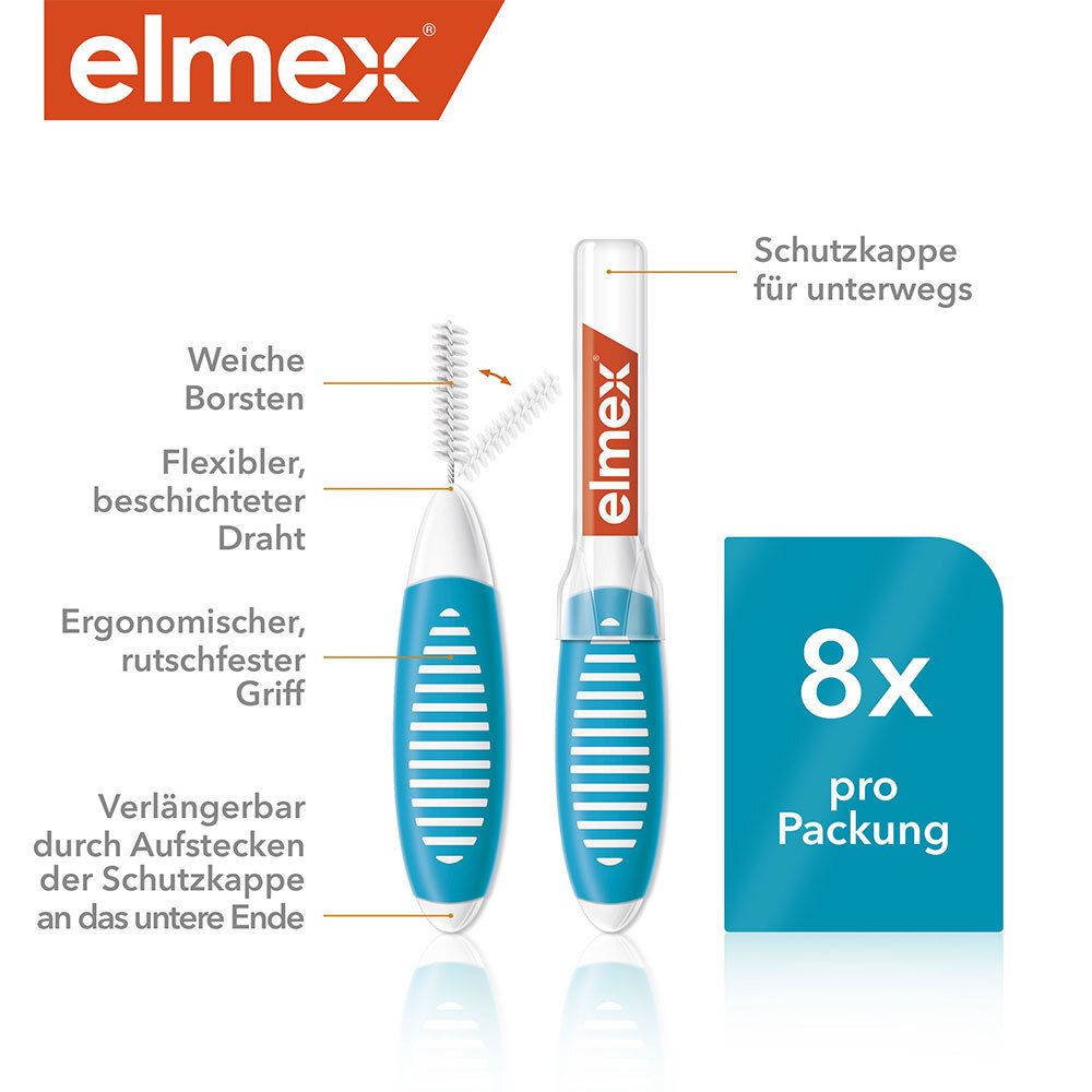 elmex® Brosses interdentaires Bleu Taille 3